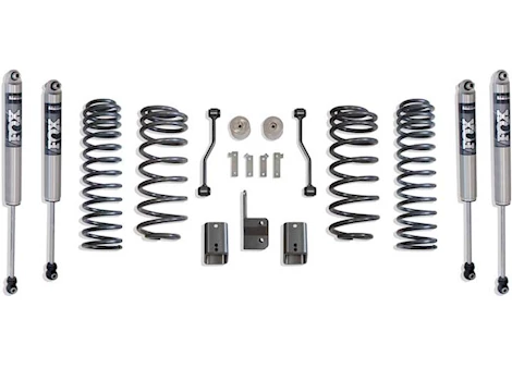 Maxtrac Suspension 18-23 WRANGLER JL 4WD 3IN COILS LIFT KIT W/FOX SHOCKS