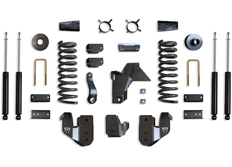 Maxtrac Suspension 19-22 RAM 2500(DIESEL)4WD 4IN LIFT KIT W/RADIUS ARM BRACKETS/MAX TRAC SHOCKS