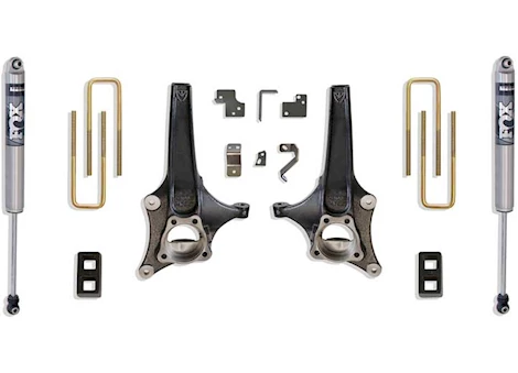 Maxtrac Suspension 19-23 SILVERADO/SIERRA 1500(EXCL TRAIL/AT4)2WD 3.5IN LIFT KIT W/FOX REAR SHOCKS