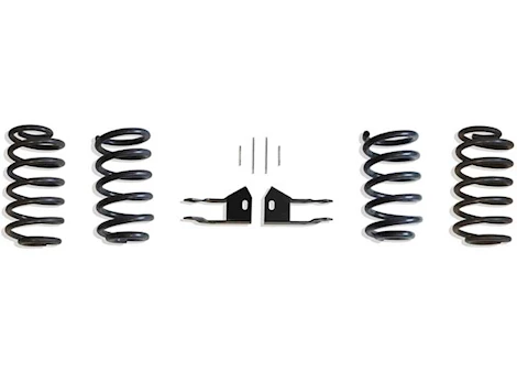 Maxtrac Suspension 15-20 ESCALADE/SUB/YUKON XL/16-19 SUB 3500 HD 2/4WD FRONT/REAR 2/4IN LOWERING KIT W/O SHOCKS(COILS)