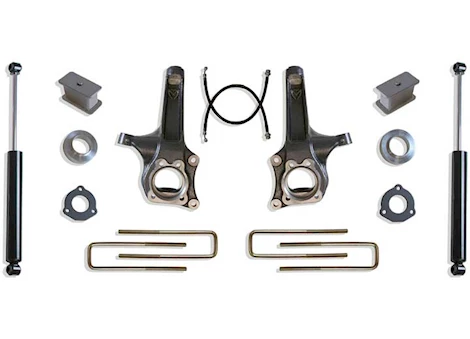 Maxtrac Suspension 15-22 COLORADO/CANYON(EXCL ZR2)2WD 4IN LIFT KIT W/MAX TRAC REAR SHOCKS