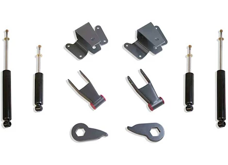 Maxtrac Suspension 97-03 F150 4WD KIT 2IN/4IN LOWERING KIT (4WD)