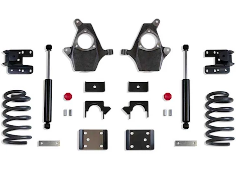 Maxtrac Suspension 07-13 SILVERADO/SIERRA 1500(SINGLE)2/4WD 3/5IN LOWERING KIT(CAST STEEL SUSP)