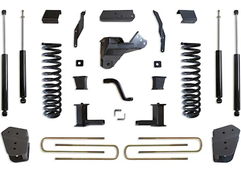 Maxtrac Suspension 17-23 F250/F350 SUPER DUTY(DIESEL)4WD 6IN LIFT KIT W/RADIUS ARM BRACKETS/MAX TRACK SHOCKS