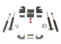 Maxtrac Suspension 07-19 silv/sierra 1500(2019 ld/ltd)2/4wd 3/5in lowering kit w/struts/flip kit/rear shocks