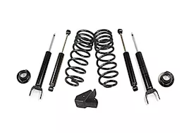 Maxtrac Suspension 09-18 ram 1500(19-23 classic)crew 4wd 2/4in lowering kit w/rear shocks