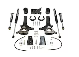 Maxtrac Suspension 09-18 ram 1500(19-23 classic)2wd 6.5in value lift kit w/max trac shocks/spacers