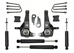 Maxtrac Suspension 98-09 ranger 2wd 5-6/3in lift kit w/max track shocks(torsion bar models)