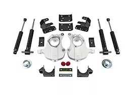 Maxtrac Suspension 3/5-4/6 lowering kit w-maxtrac shocks 2016-18 gm 1500 2wd