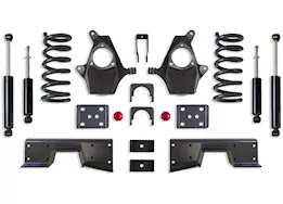 Maxtrac Suspension 99-06 silv/sierra 1500/01-06 silv/sierra 2500/3500 hd(excl ss models)v8 2wd 3/5in lowering kit