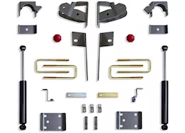 Maxtrac Suspension 19-22 silverado/sierra 1500 2/4wd rear 5in lowering box kit&flip kit w/hangers/rear shocks