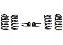 Maxtrac Suspension 15-20 escalade/tahoe/yukon 2/4wd front/rear 2/4in lowering kit w/o shocks(coils)(non magneride)