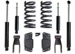 Maxtrac Suspension 88-98 c1500(excl 454ss)v8 2wd 2/4in coil lowering kit w/shocks