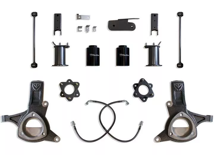 Maxtrac Suspension 7in lift kit 2wd w- maxtrac shocks 2016 + gm 1500