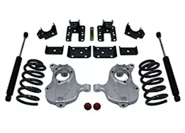 Maxtrac Suspension 4/6in lowering kit w-maxtrac shocks 2016 + gm 1500 2wd