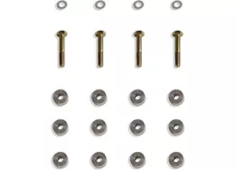 Maxtrac Suspension 09-18 ram 1500 2wd carrier bearing kit incl.(12)1/2in tall alum spacers