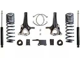 Maxtrac Suspension 19-23 ram 1500 2wd 7in lift kit w/max trac rear shocks