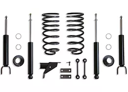 Maxtrac Suspension 09-18 ram 1500(19-22 classic)(6-lug)4wd 2/4in lowering kit w/rear shocks