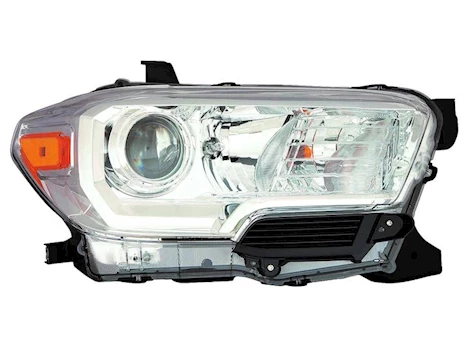 Maxzone Vehicle Lighting Corp TY TACMA 16-18 HL ASY HALOGEN W/O LED DRL & FL BLK RH