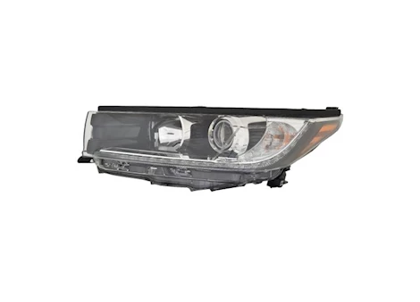 Maxzone Vehicle Lighting Corp TY HILANDR 17-18 HL ASY SE W/O SMOKED CHROME W/BLACK ACCENT W/LED DRL LH