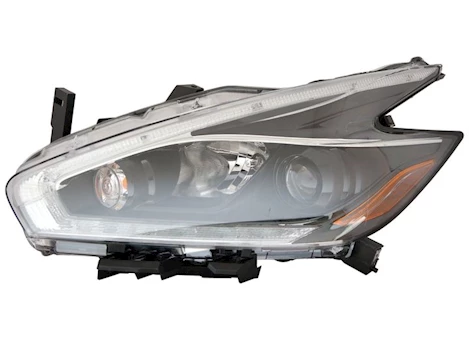 Maxzone Vehicle Lighting Corp NS MURNO 18 HL ASY HALOGEN BLK BEZEL LH
