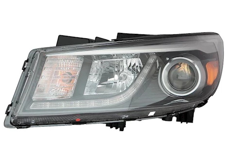 Maxzone Vehicle Lighting Corp CAPA KA SDONA 15-18 HEADLIGHT ASSY HALOGEN W/DRL W/JEWELED LED SX/SXL/LIMITED LH