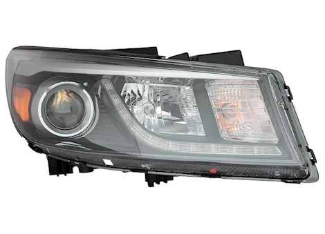 Maxzone Vehicle Lighting Corp CAPA KA SDONA 15-18 HEADLIGHT ASSY HALOGEN W/DRL W/JEWELED LED SX/SXL/LIMITED RH