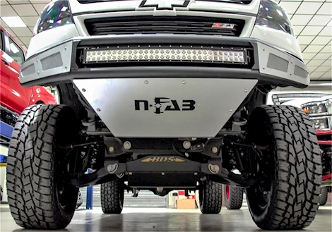 N-Fab M-RDS Pre-Runner Front Bumper Main Image