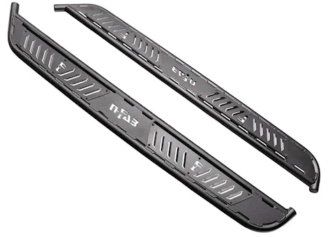N-Fab Inc 07-18 SILVERADO/SIERRA 1500 CREW CAB RAVEGR RUNNING BOARDS 2 STEP BLACK