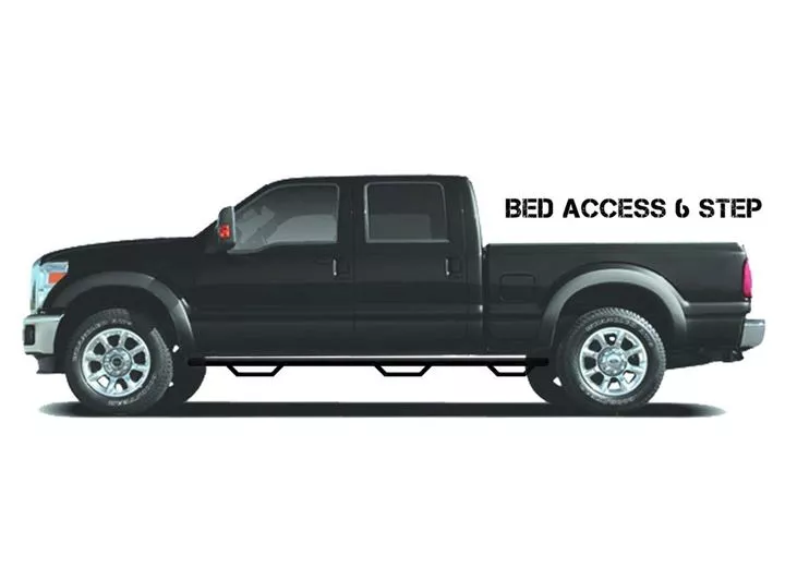 N-Fab Inc 16-c titan king cab 6.5ft nerf step textured black bed access