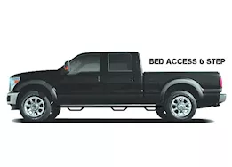 N-Fab Inc 99-16 f250/f350 sd crew cab 6.75ft standard bed drw txt black bed access 3in podium lg
