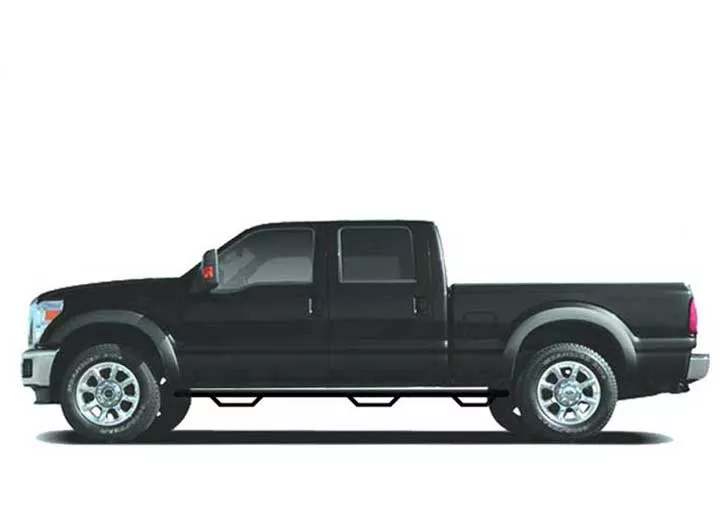 N-Fab Inc 21-c silverado/sierra 2500/3500 crew cab 6.4ft standard bed nerf step txt black bed access