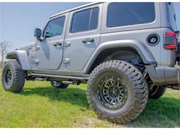 N-Fab Inc 18-c wrangler jl 4 door suv gas srw 1.75 rkr step system, cab length, textured black