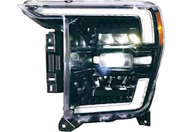 OLM 21-23 f150 infinite series headlight and drl grille 2pc bundle