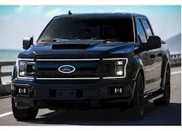 OLM 18-20 f150 essential series headlight and drl grille 2pc bundle