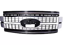 OLM 17-19 f250 superduty grille lights chrome w/white drl infinite series