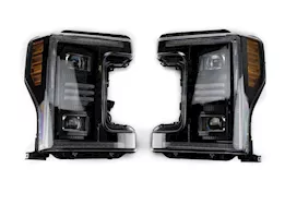 OLM 17-19 f250/f350 superduty essential series headlight and drl grille 2pc bundle