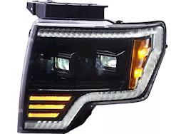 OLM 09-14 f150 essential series headlight and drl grille 2pc bundle outside line mot