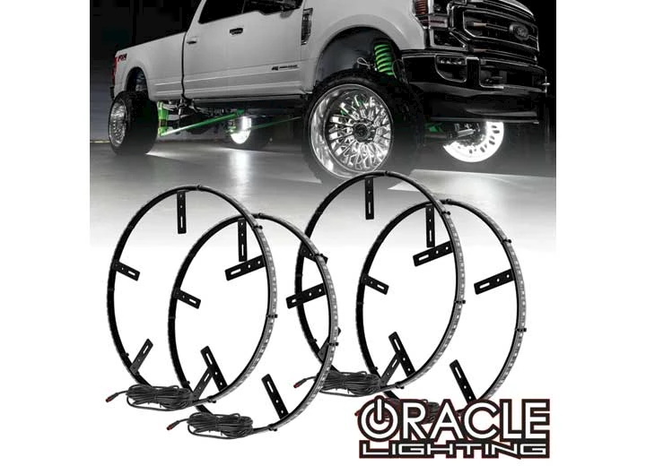 Oracle Lighting Led illuminated wheel rings rgb+w Main Image