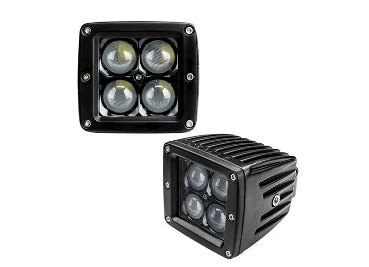 Oracle Lighting BLACK SERIES-ORACLE 7D 3IN 20W LED SQUARE SPOT/FLOOD LIGHT