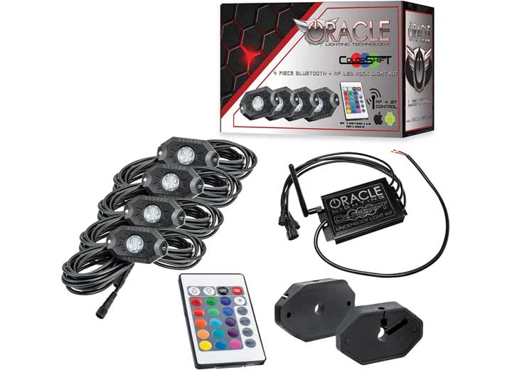 Oracle Lighting Oracle bluetooth + rf colorshift underbody rock light kit-4 pcs Main Image