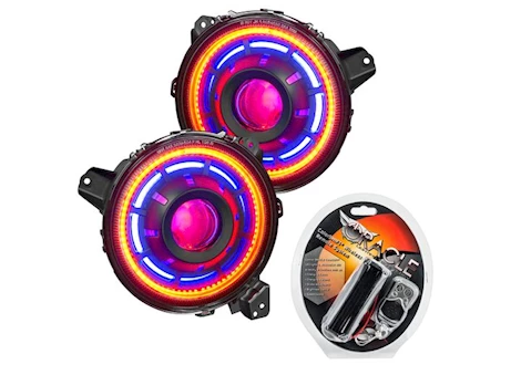 Oracle Lighting 18-C WRANGLER/20-C GLADIATOR OCULUS COLORSHIFT HEADLIGHT ASSEMBLY