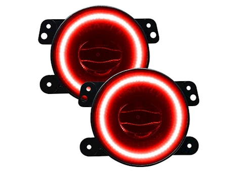 Oracle Lighting 07-C WRANGLER/GLADIATOR HIGH PERFORMANCE 20W LED FOG LIGHTS RED