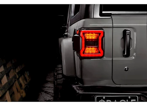 Oracle Lighting 18-c wrangler jl black series led tail lights Main Image