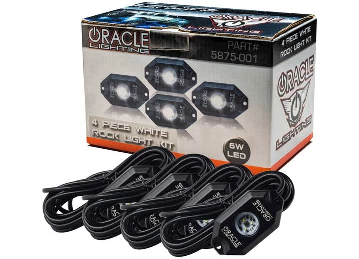 Oracle Lighting UNDERBODY WHEEL WELL ROCK LIGHT KIT WHITE (4PCS)