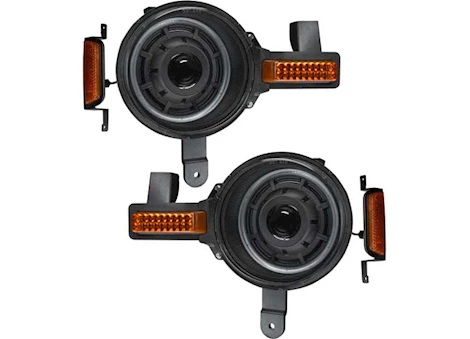 Oracle Lighting 21-c bronco oculus bi led projector headlights amber/white switchback Main Image