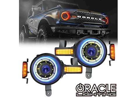 Oracle Lighting 21-c bronco colorshift bi-led projector headlights Main Image