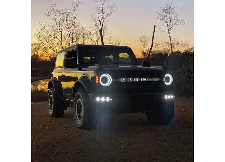 Oracle Lighting 21-C BRONCO TRIPLE LED FOG LIGHT KIT FOR STEEL BUMPER