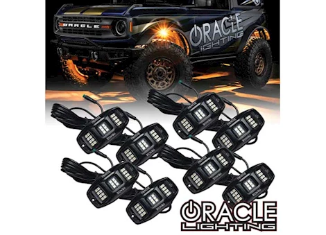 Oracle Lighting RGB+W UNDERBODY WHEEL WELL ROCK LIGHT KIT (8 PCS)