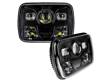 Oracle Lighting ORACLE 7INX6IN 40W REPLACEMENT LED HEADLIGHT-BLACK (PAIR)